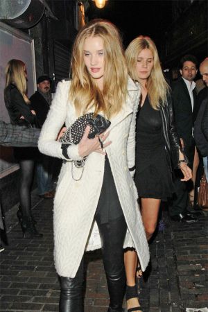 Rosie Huntington-Whitely at The Box nightclub in London