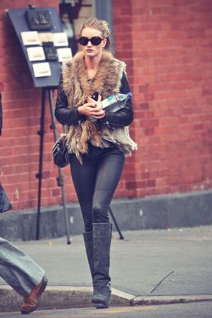 Rosie Huntington-Whitely steps out in New York