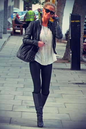 Sarah Harding out and about in  primrose Hill London