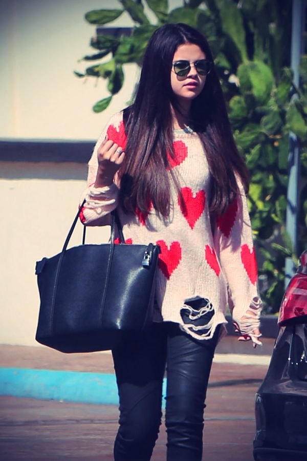 Selena Gomez at Sky High Sports trampoline park