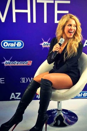 Shakira attends European Launch of Oral-B 3D White Whitestrips