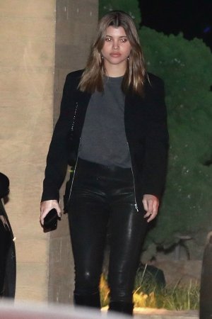 Sofia Richie leaving dinner