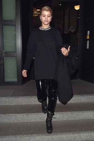 Sofia Richie leaving her hotel