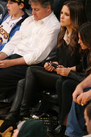 Sophia Bush at the LA Lakers game