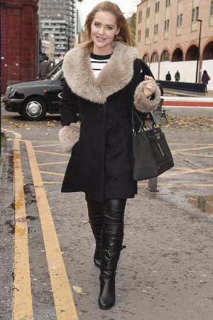 Stephanie Waring is seen out and about in London