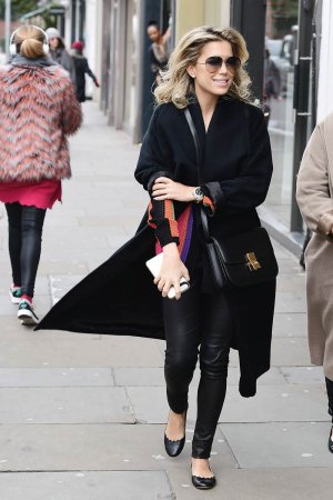 Sylvie Meis out shopping in London