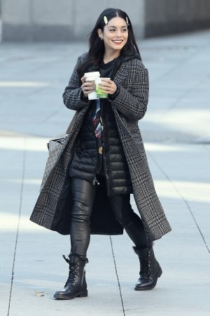 Vanessa Hudgens on the set of ‘Second Act’