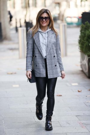 Zoe Hardman seen at Heart radio studios in London