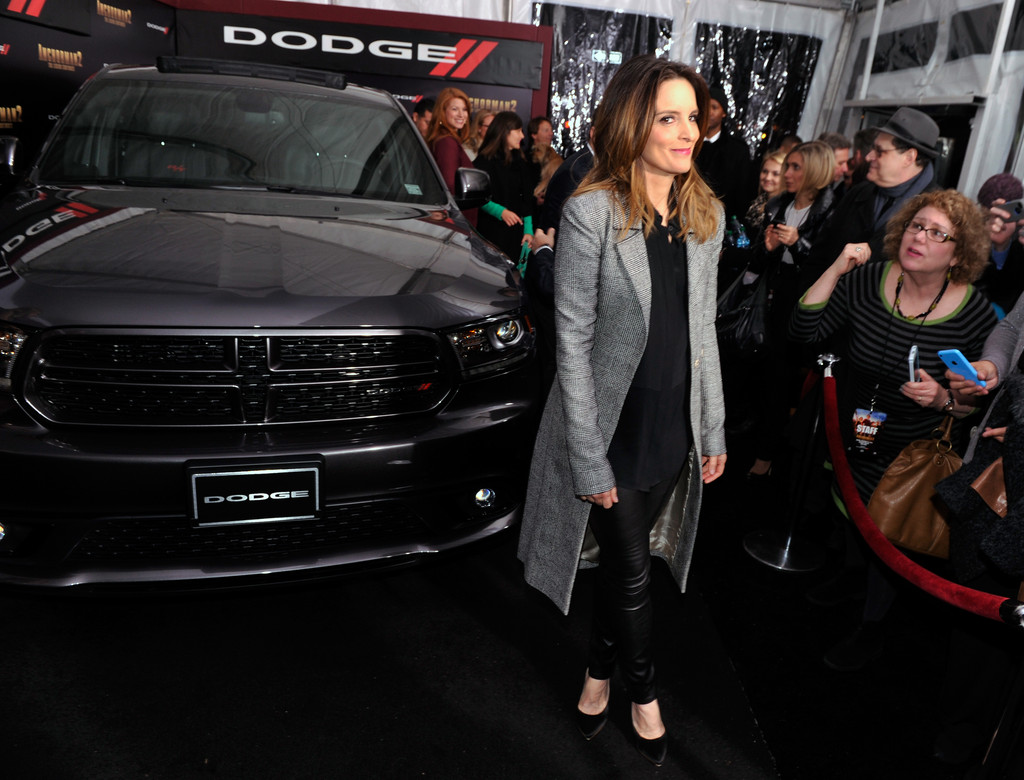 Tina Fey attends the Anchorman 2 The Legend Continues premiere