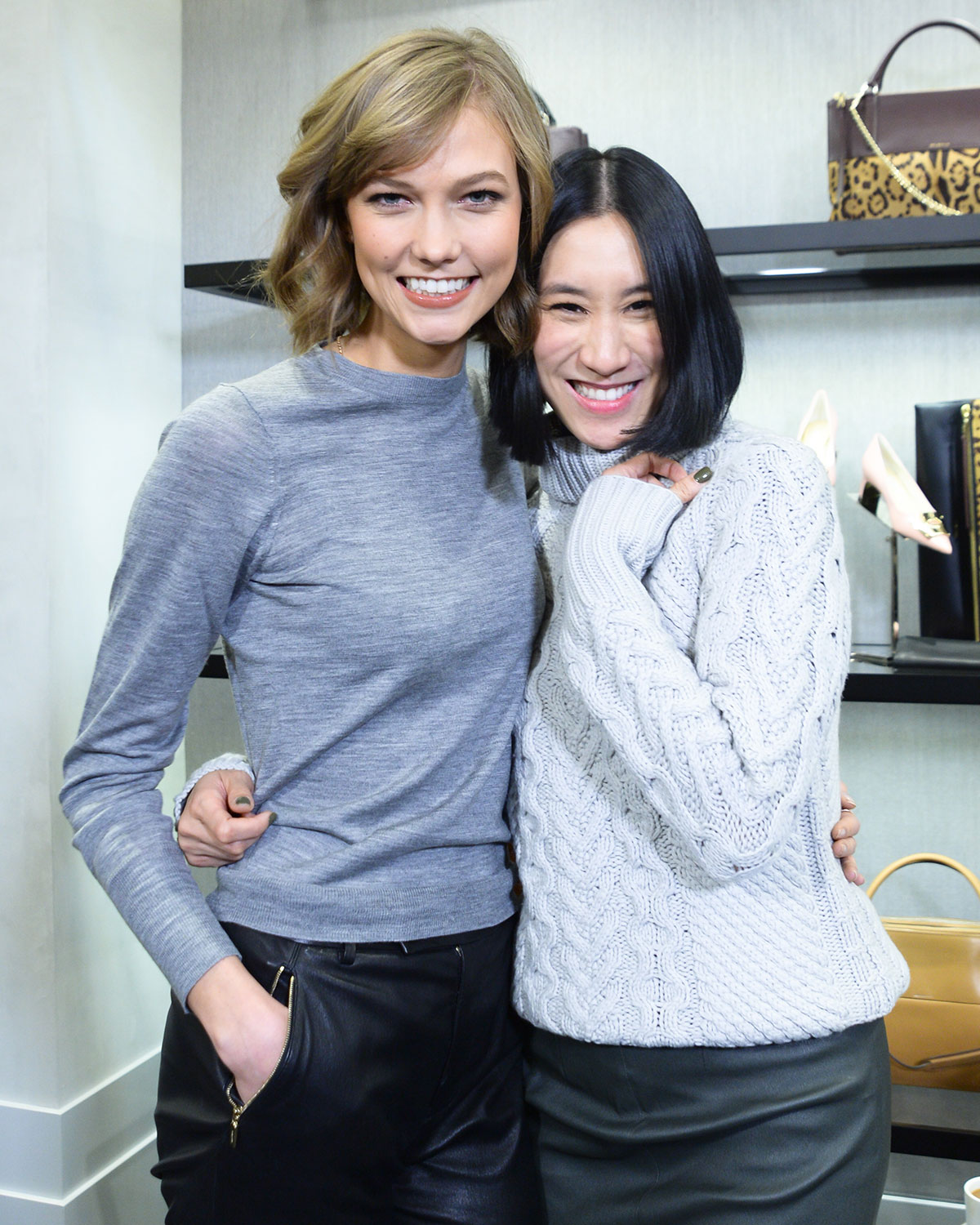 Karlie Kloss attends the COACH 79 Fifth Avenue Store Reopening