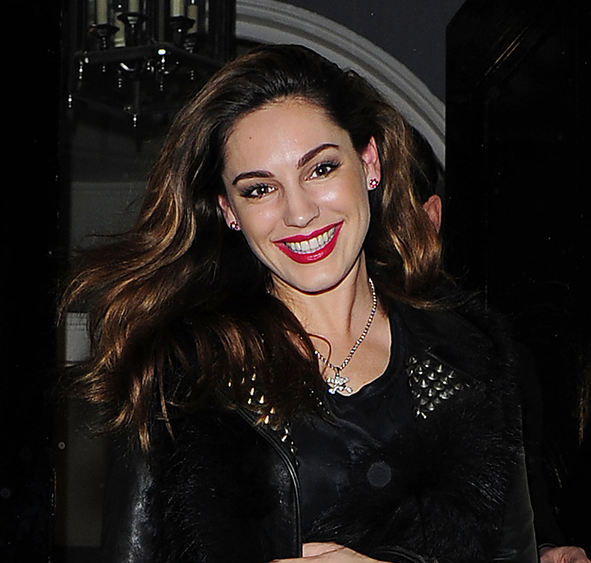 Kelly Brook heading for a night out with friends