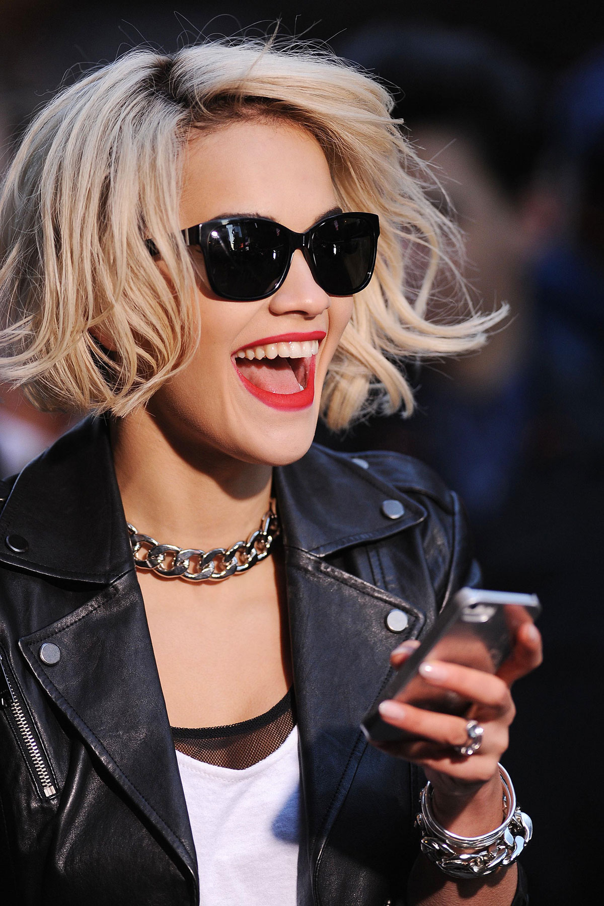 Rita Ora does a photo shoot in Times Square