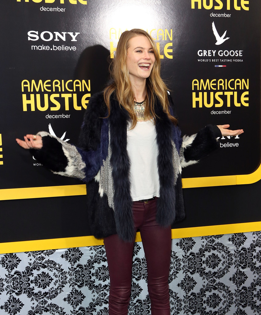 Behati Prinsloo attends the American Hustle screening