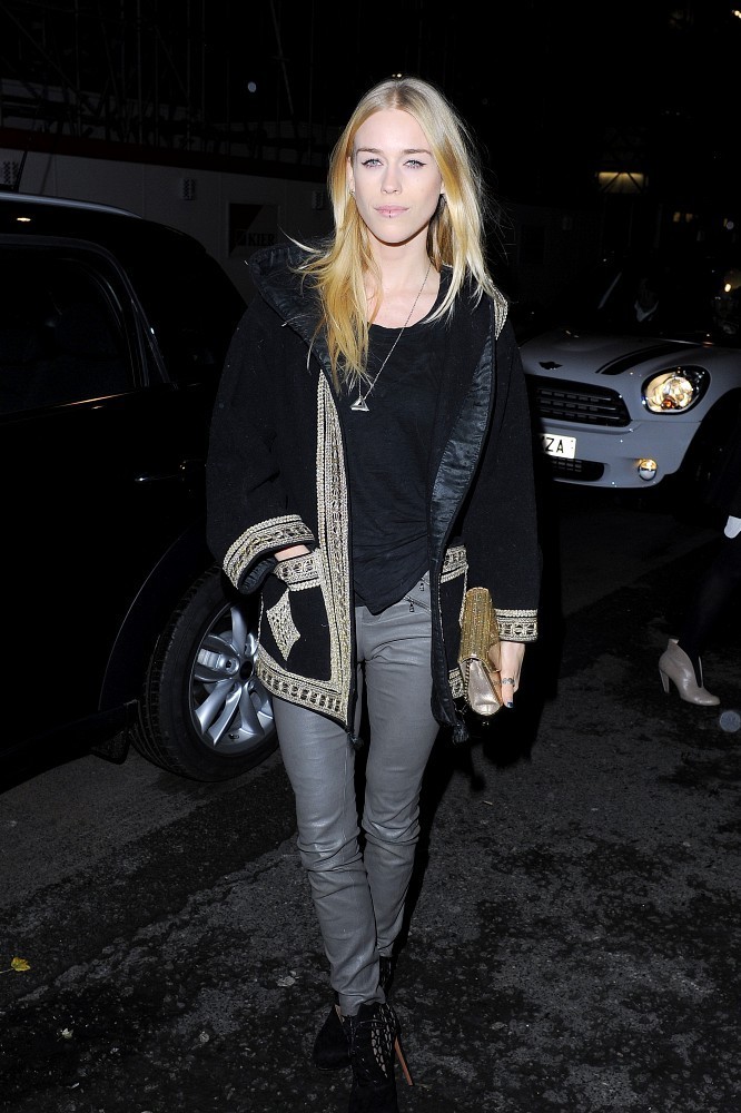 Mary Charteris arrives for the World Premiere Of The New MINI