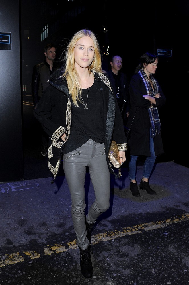 Mary Charteris arrives for the World Premiere Of The New MINI
