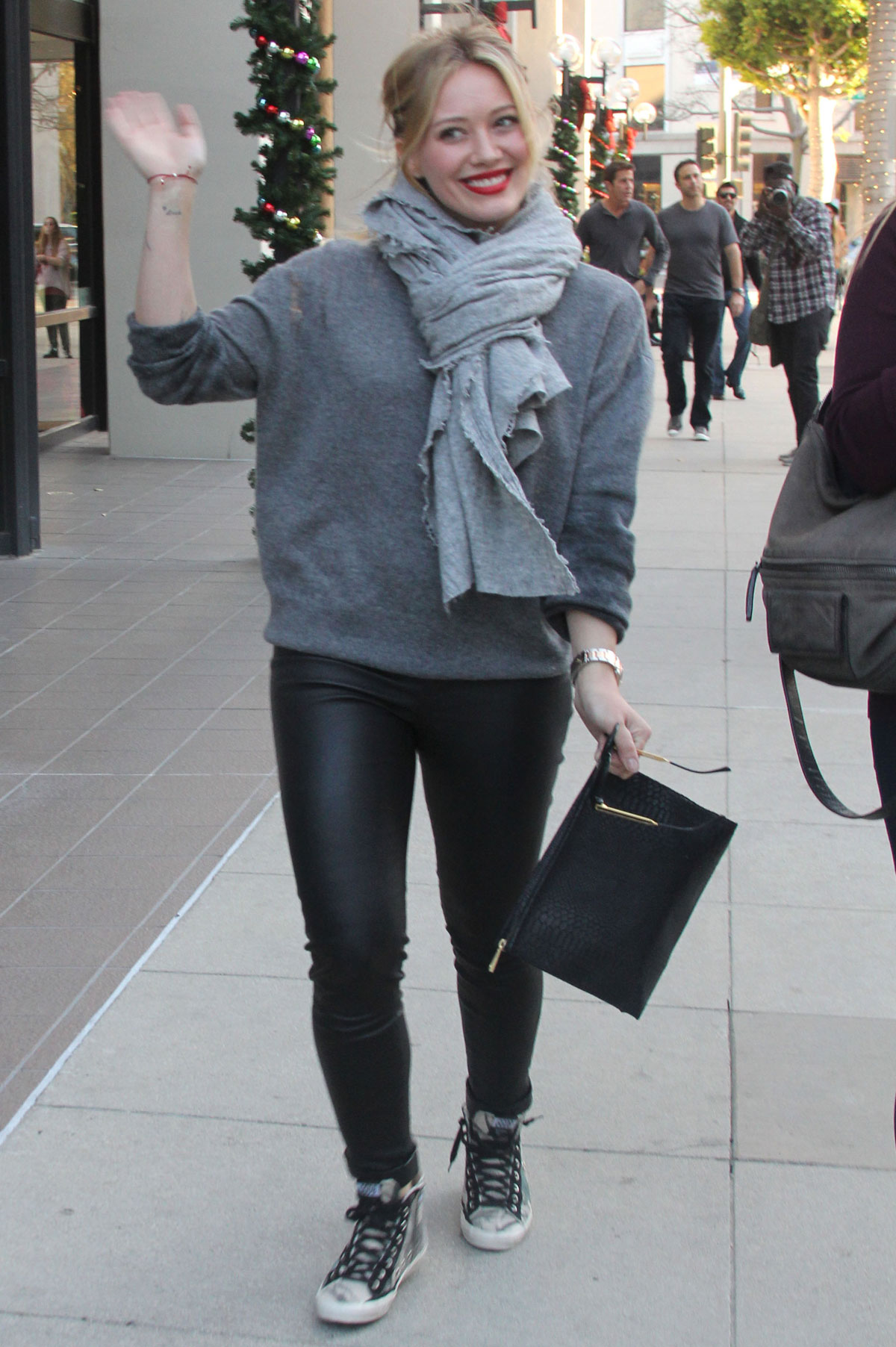 Hilary Duff seen out and about in LA