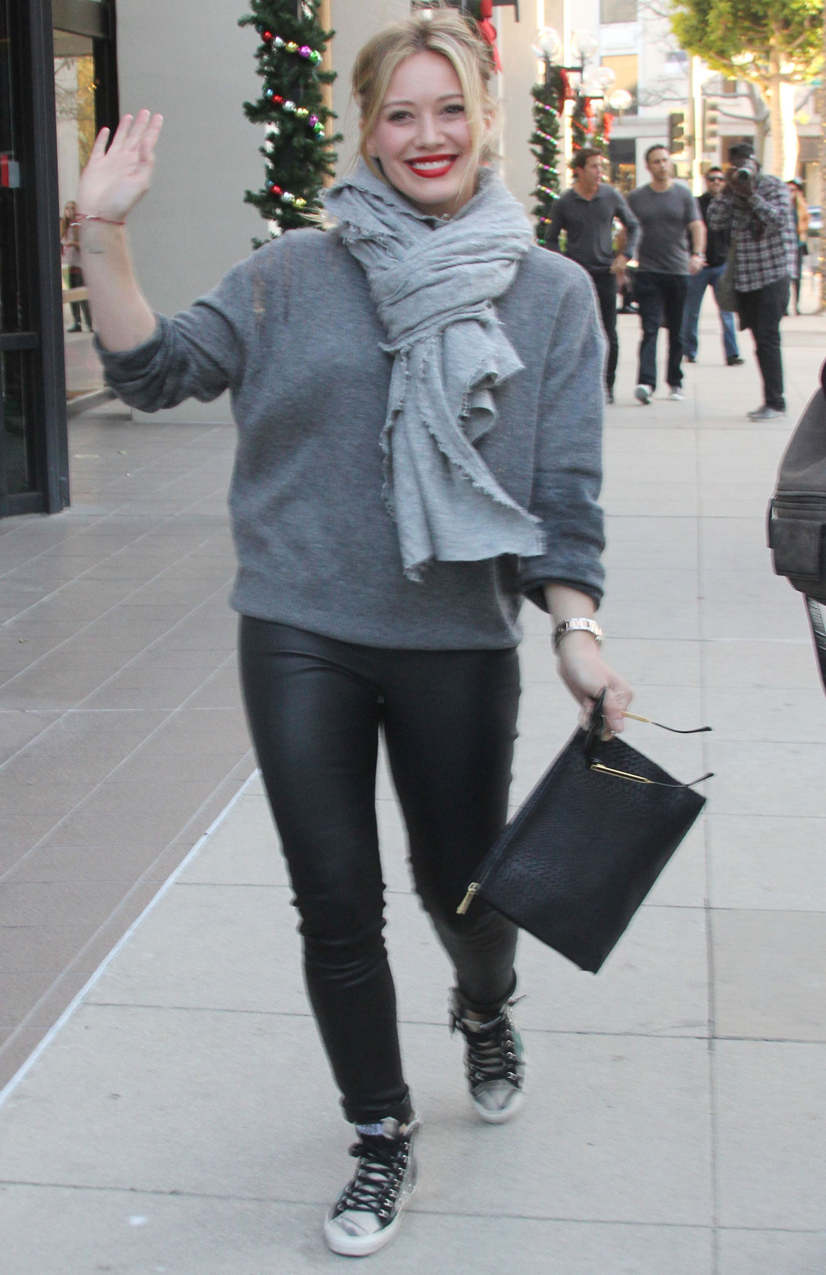 Hilary Duff seen out and about in LA