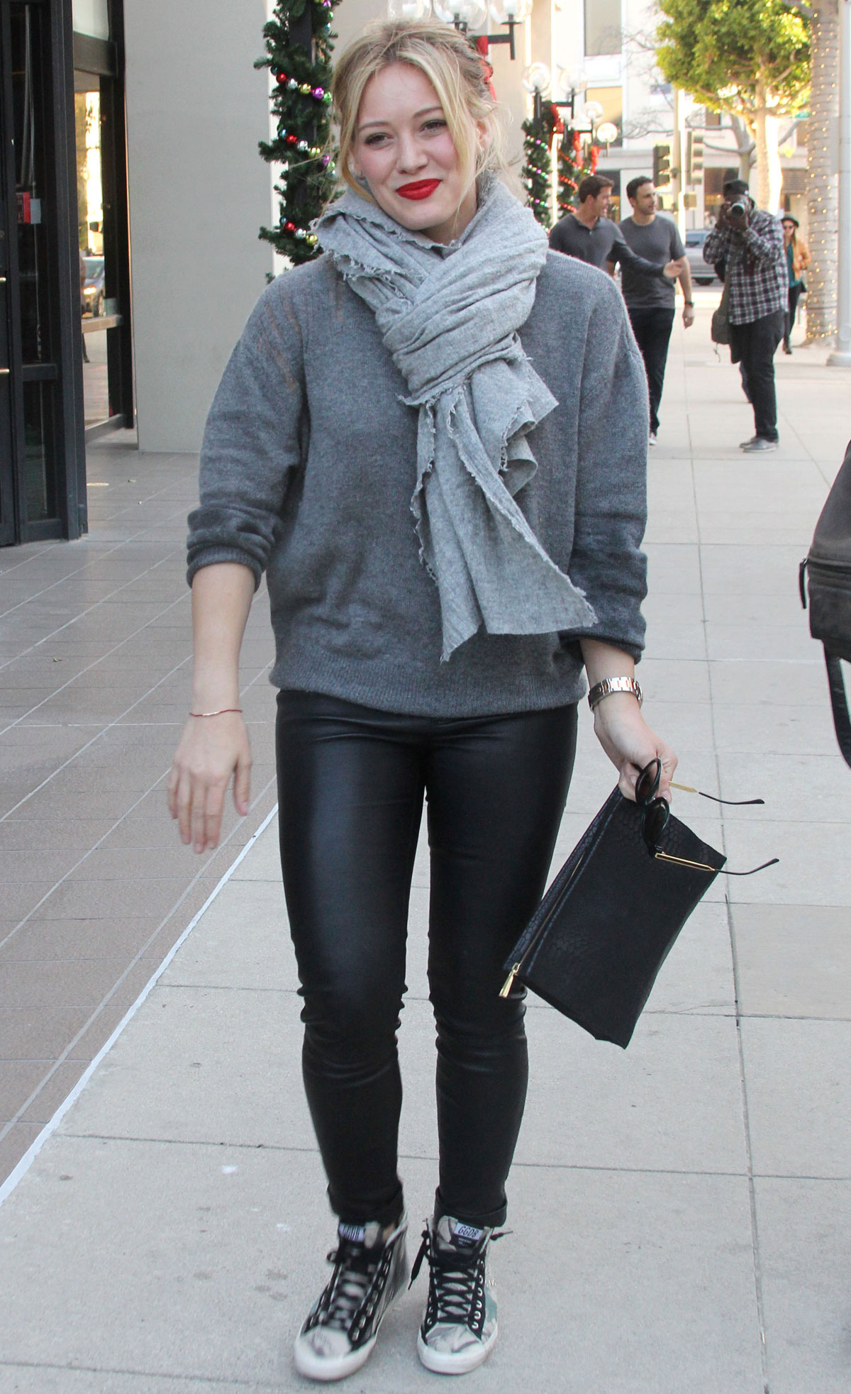 Hilary Duff seen out and about in LA