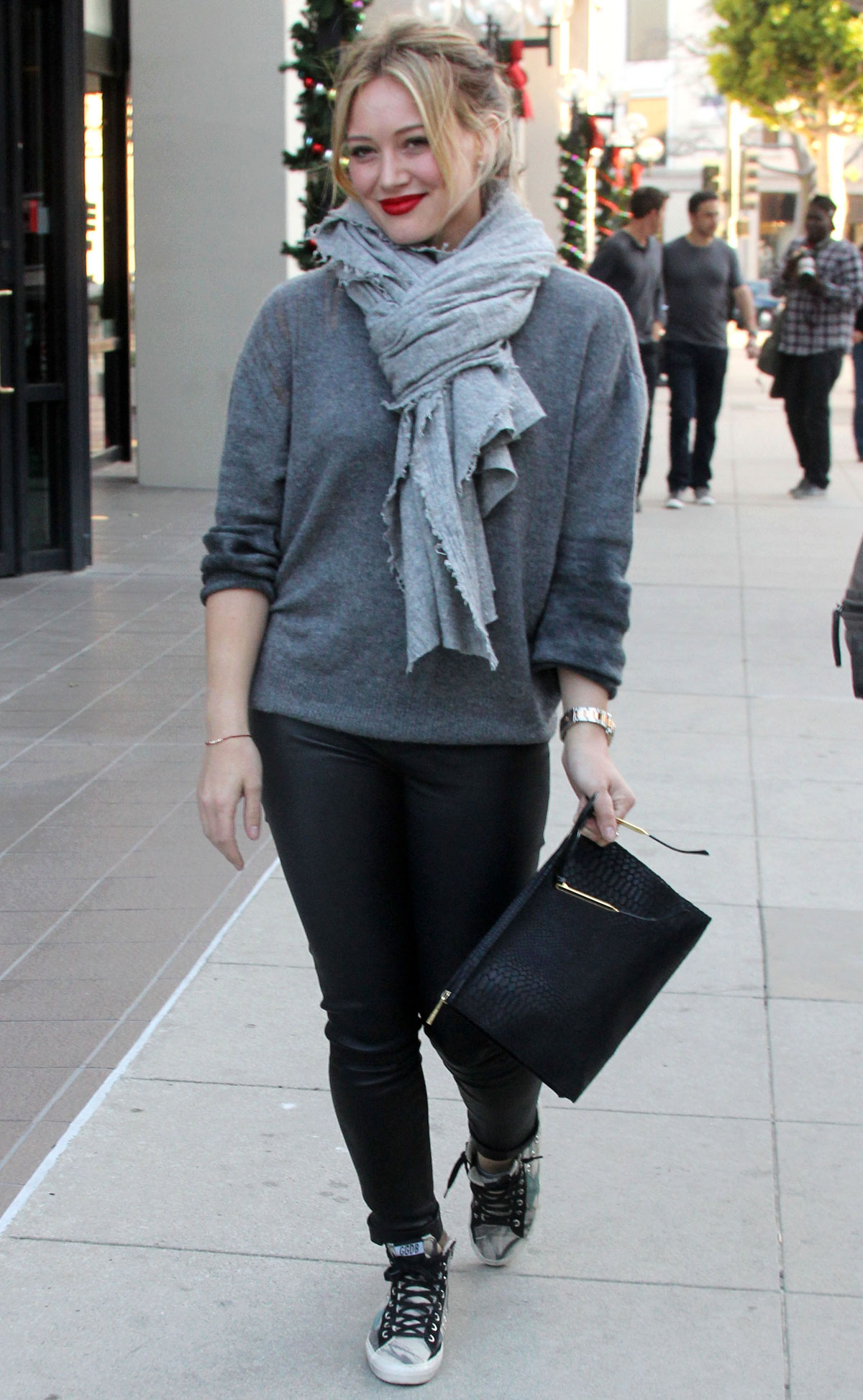 Hilary Duff seen out and about in LA