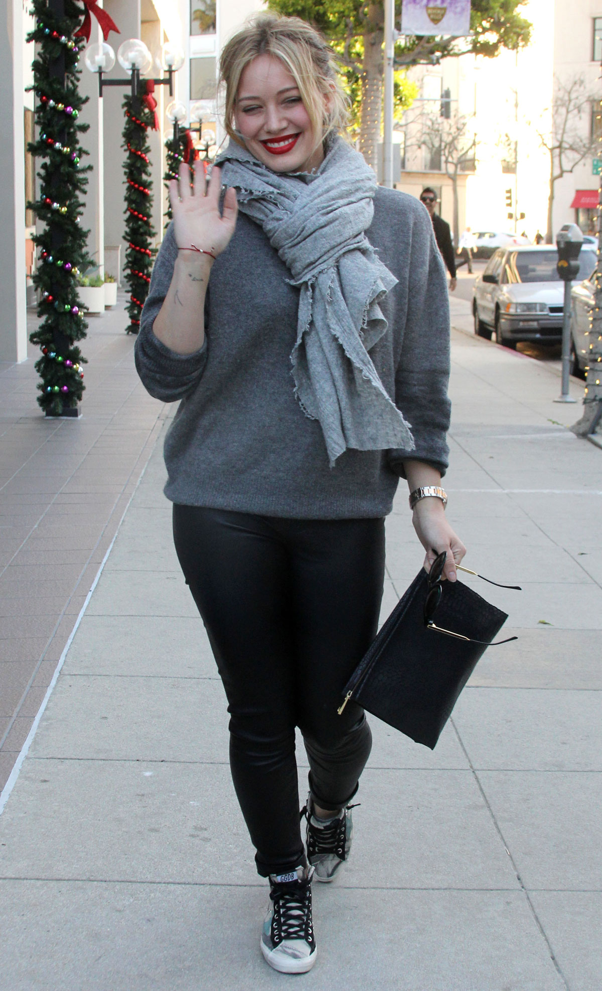 Hilary Duff seen out and about in LA