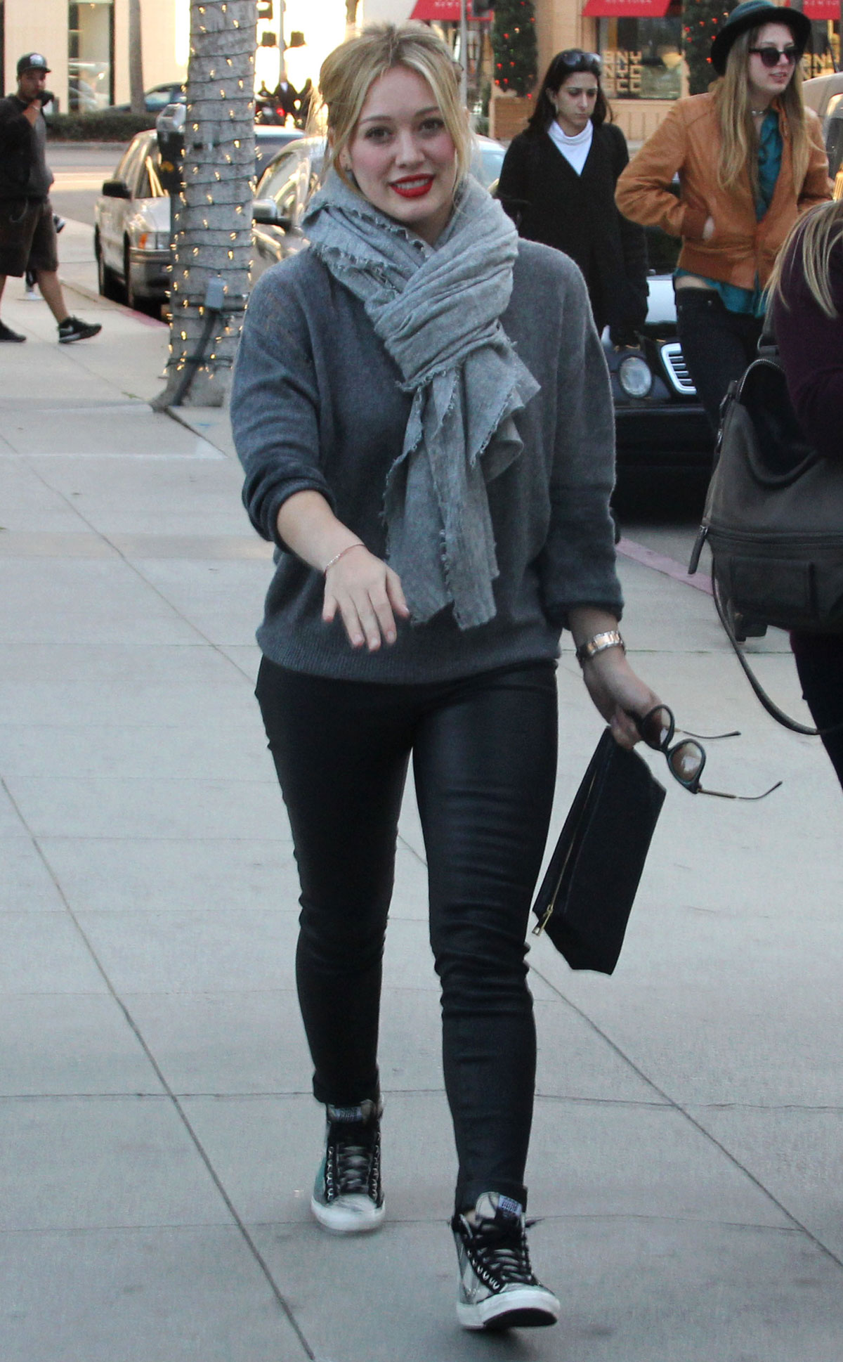 Hilary Duff seen out and about in LA