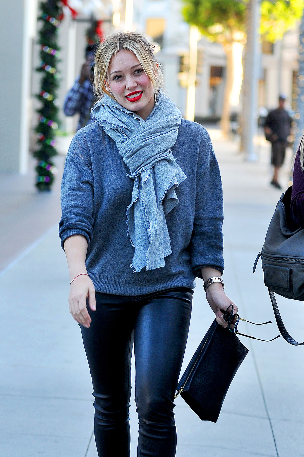 Hilary Duff seen out and about in LA