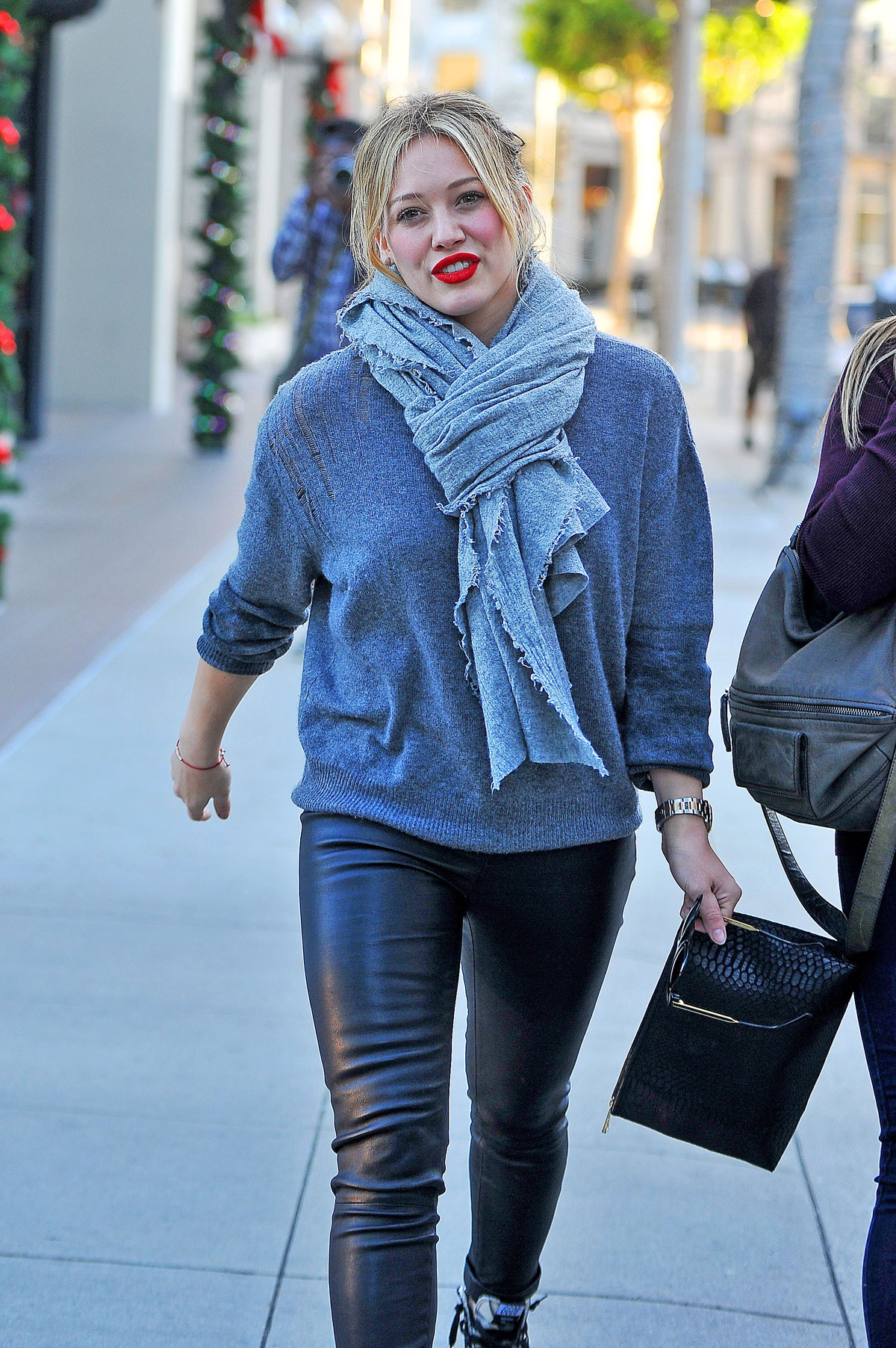 Hilary Duff seen out and about in LA