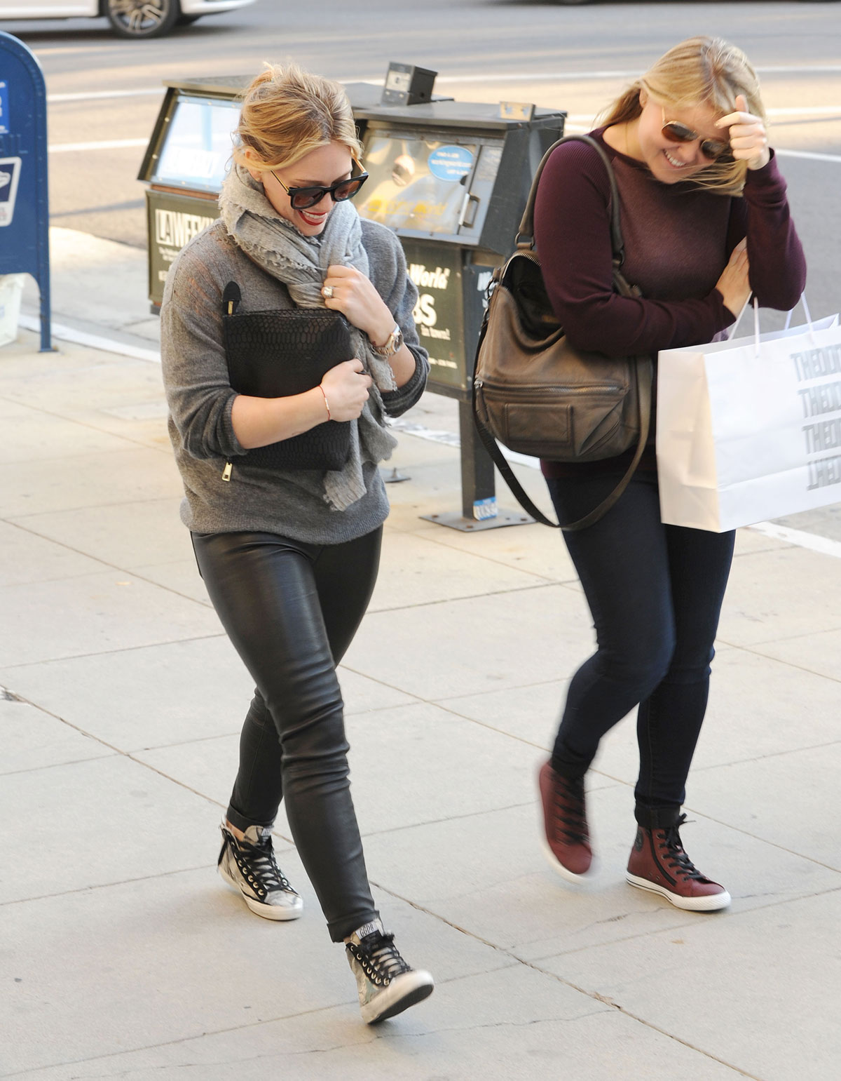 Hilary Duff seen out and about in LA