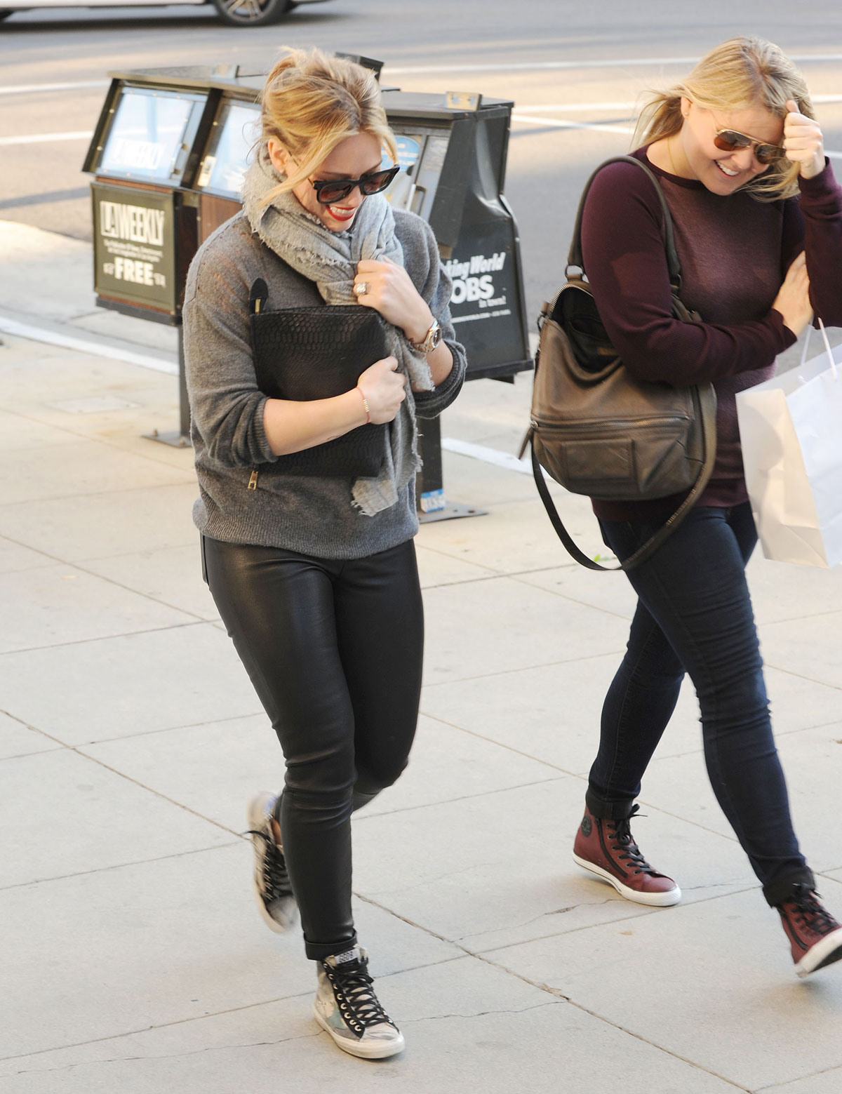 Hilary Duff seen out and about in LA