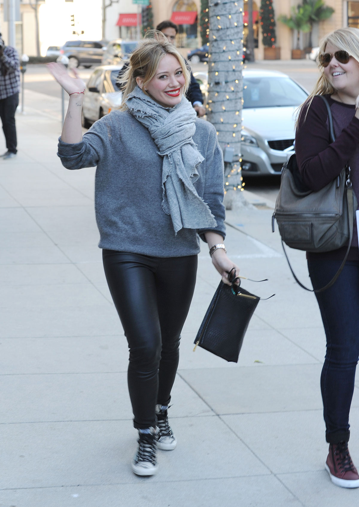 Hilary Duff seen out and about in LA