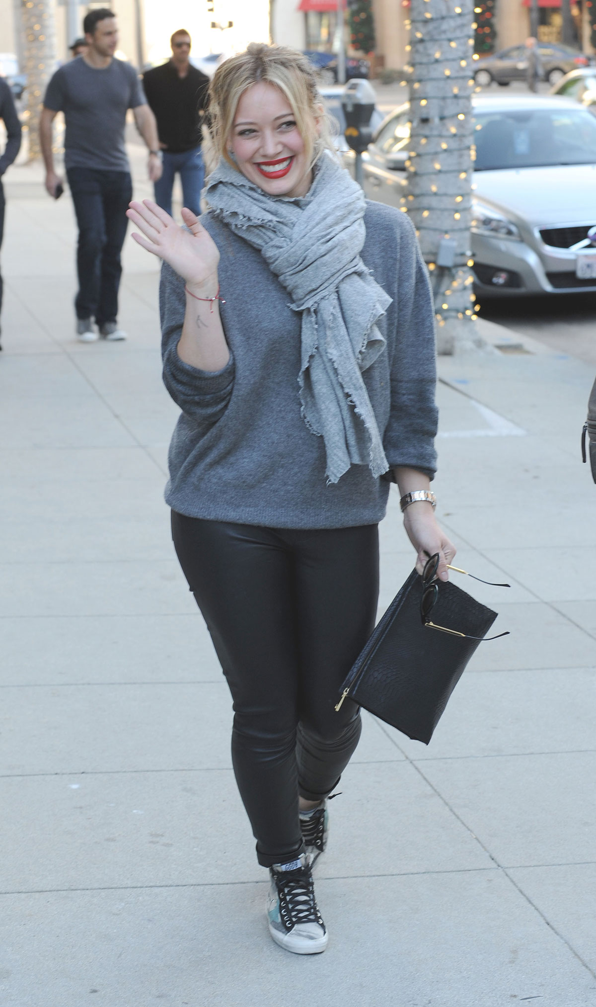 Hilary Duff seen out and about in LA