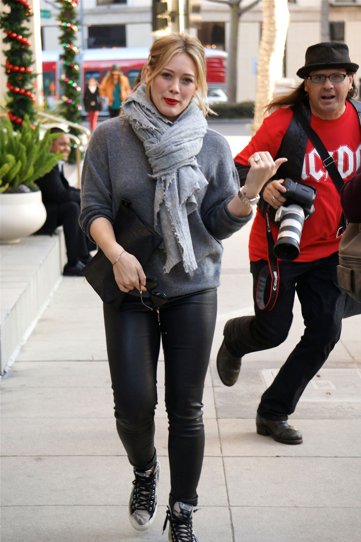 Hilary Duff seen out and about in LA