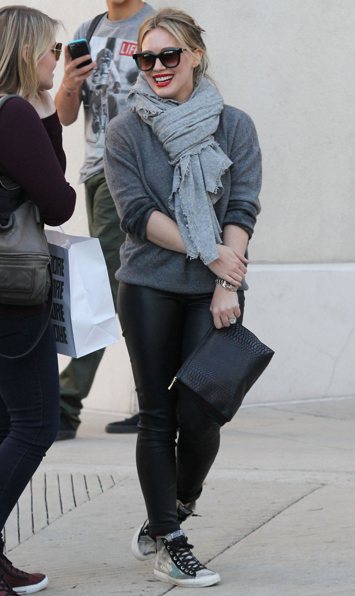 Hilary Duff seen out and about in LA