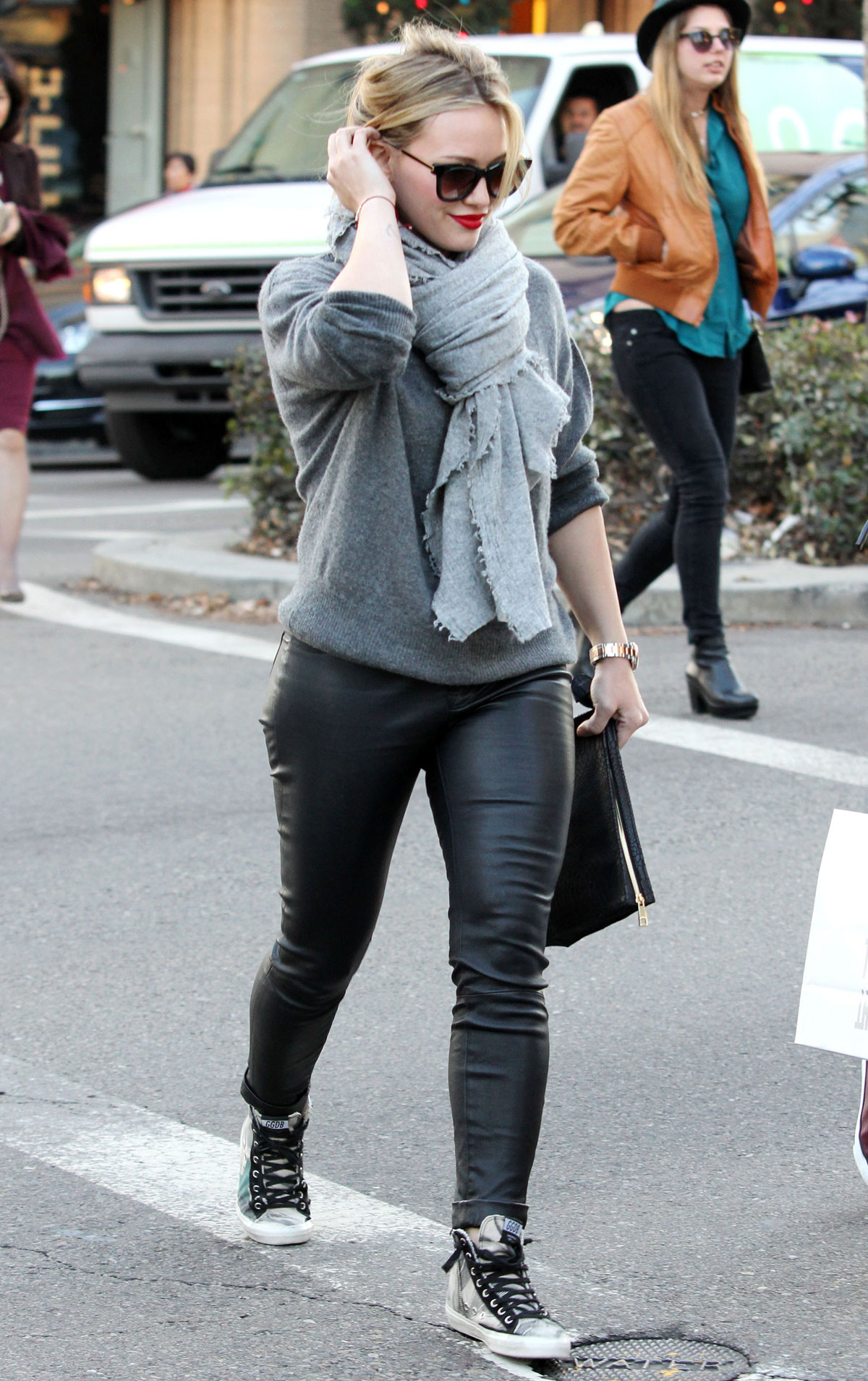 Hilary Duff seen out and about in LA