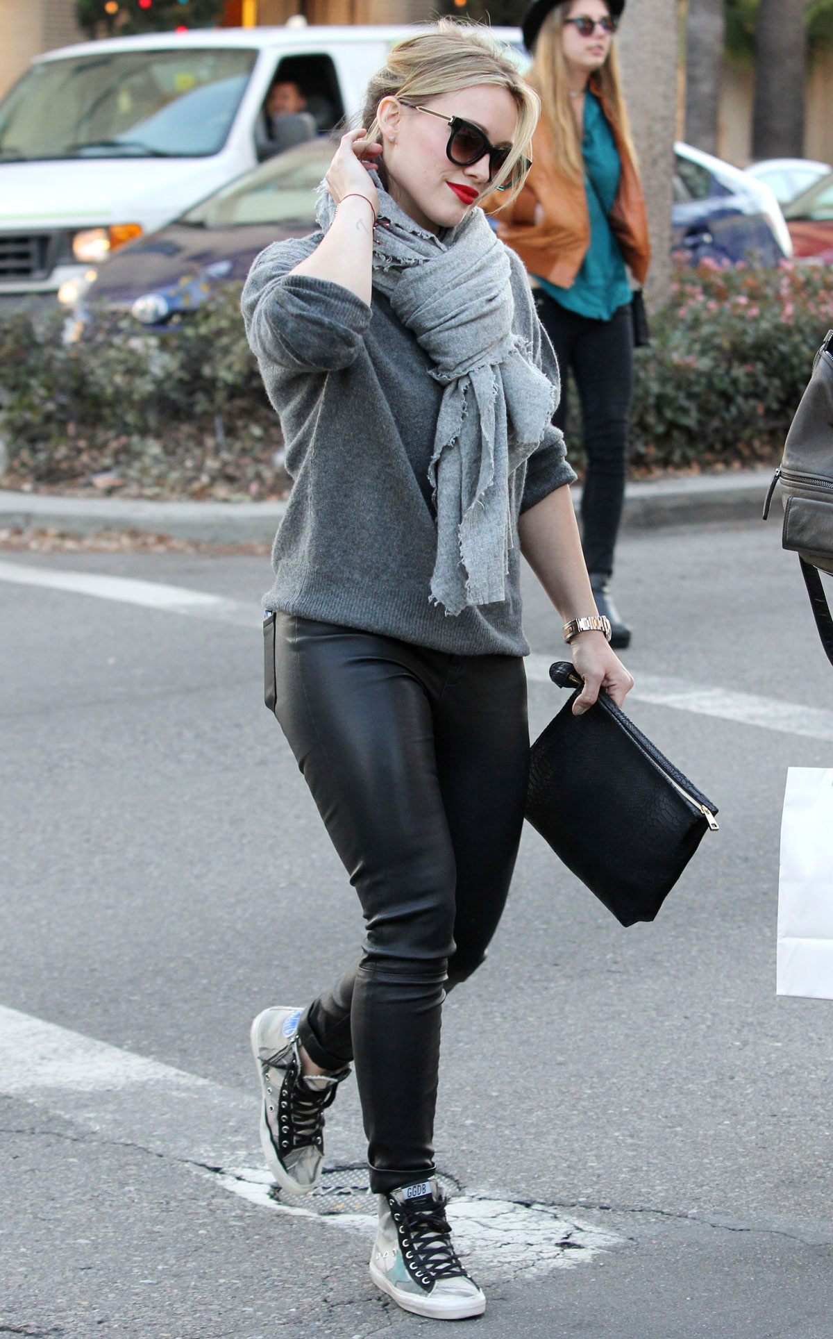 Hilary Duff seen out and about in LA