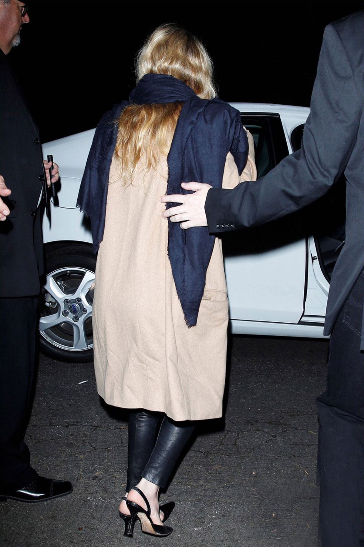 Ashley Olsen leaves a private Holiday party