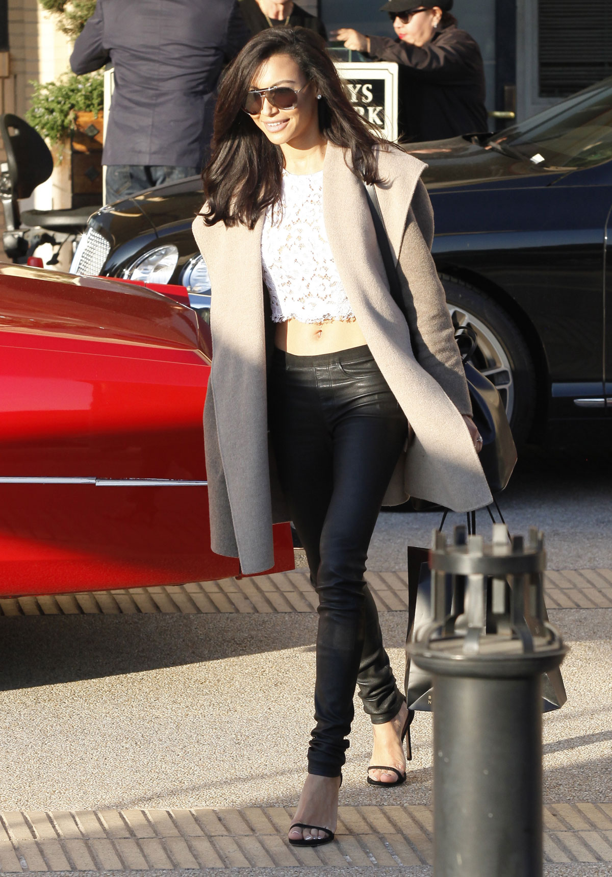 Naya Rivera leaves Barneys New York