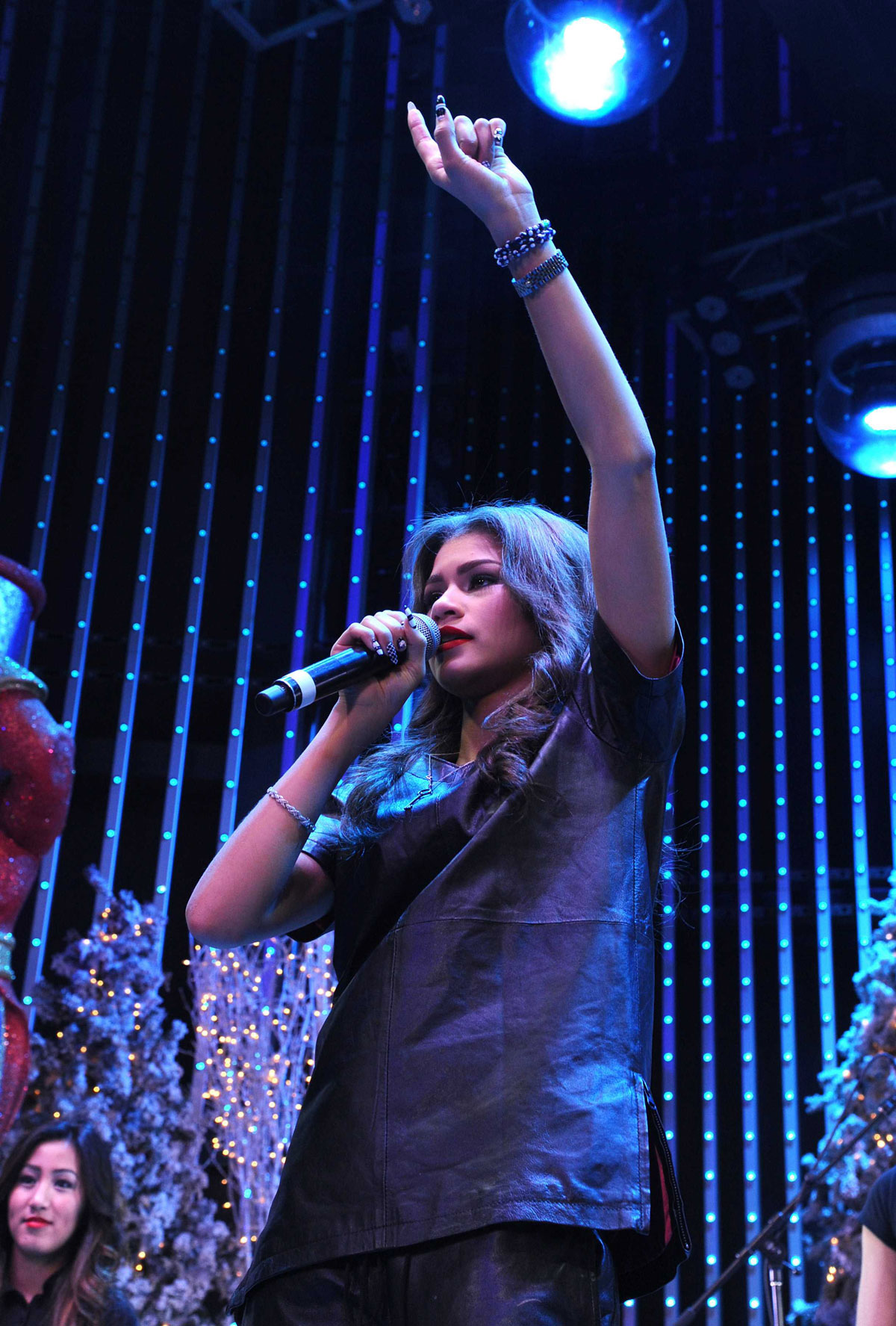 Zendaya Coleman performs at AMP Radio’s Toys For Teens drive