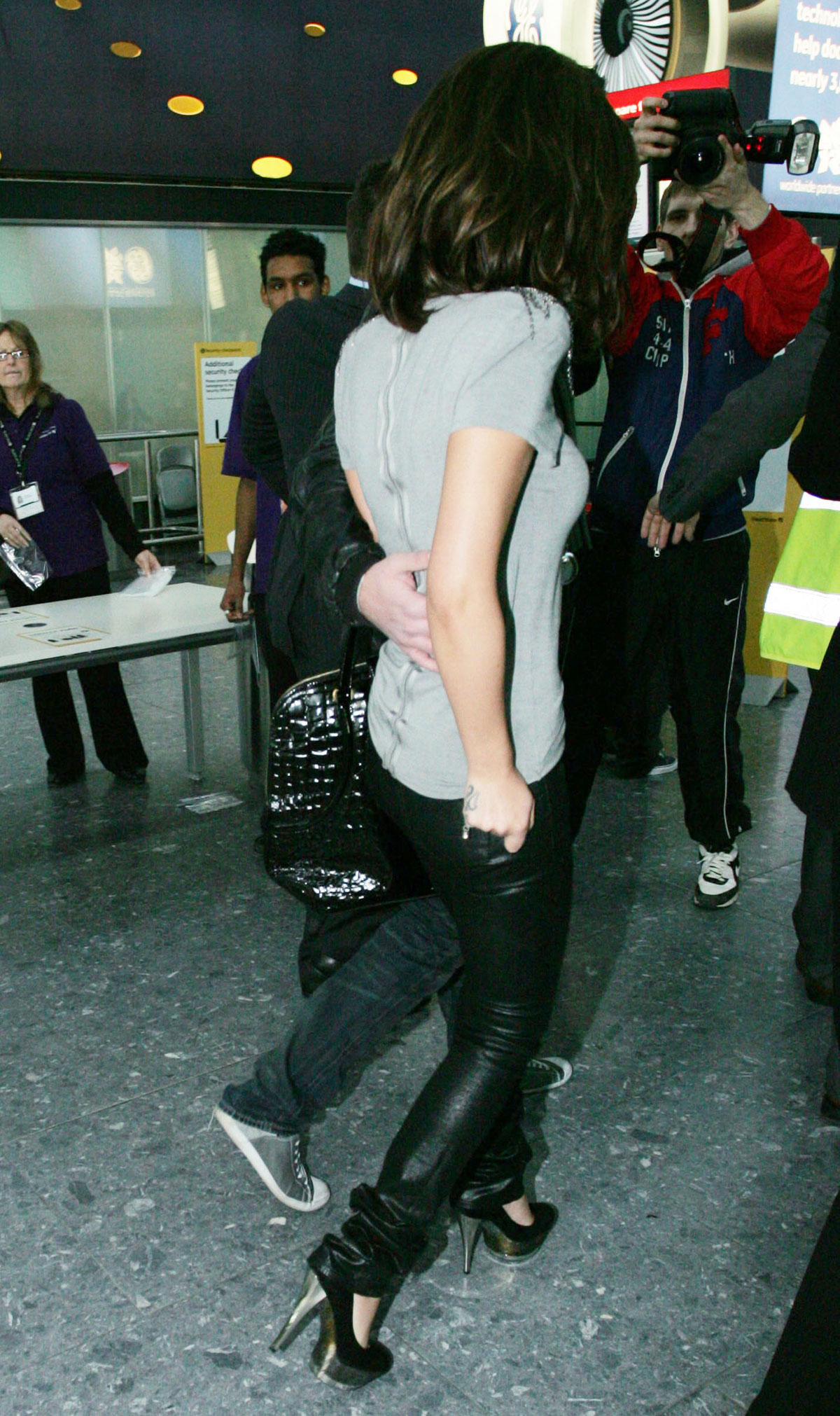 Cheryl Cole at Heathrow Airport