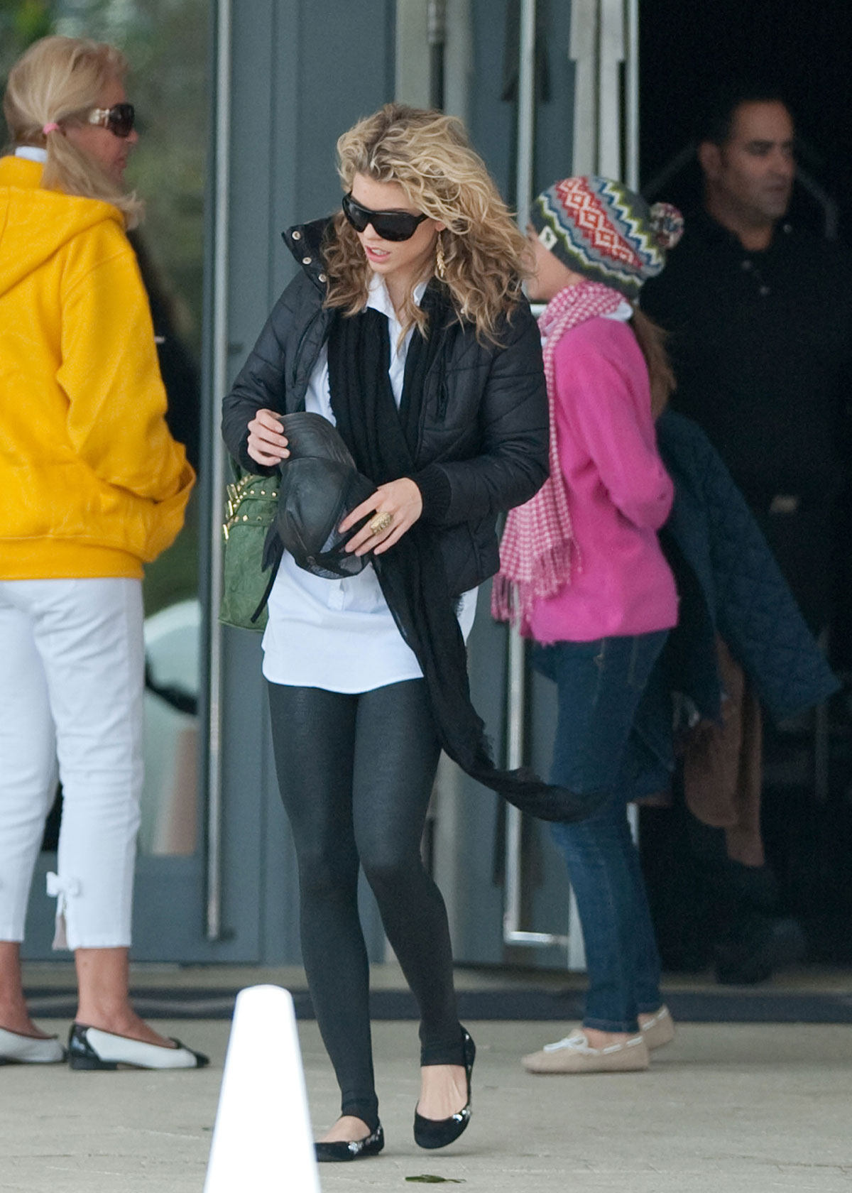 AnnaLynne McCord was spotted leaving the W Hotel