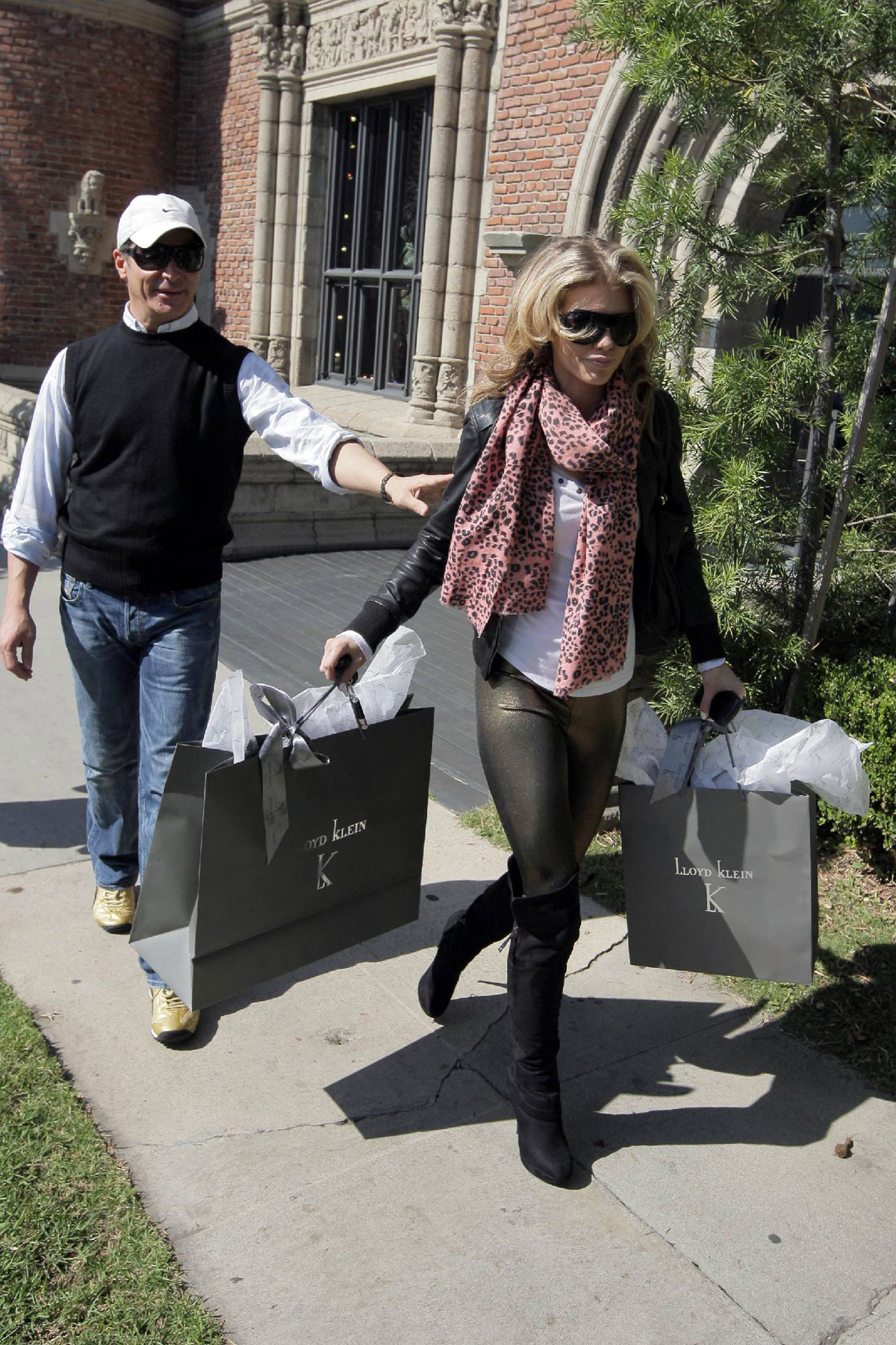 AnnaLynne McCord leaving the Lloyd Klein Couture Boutique