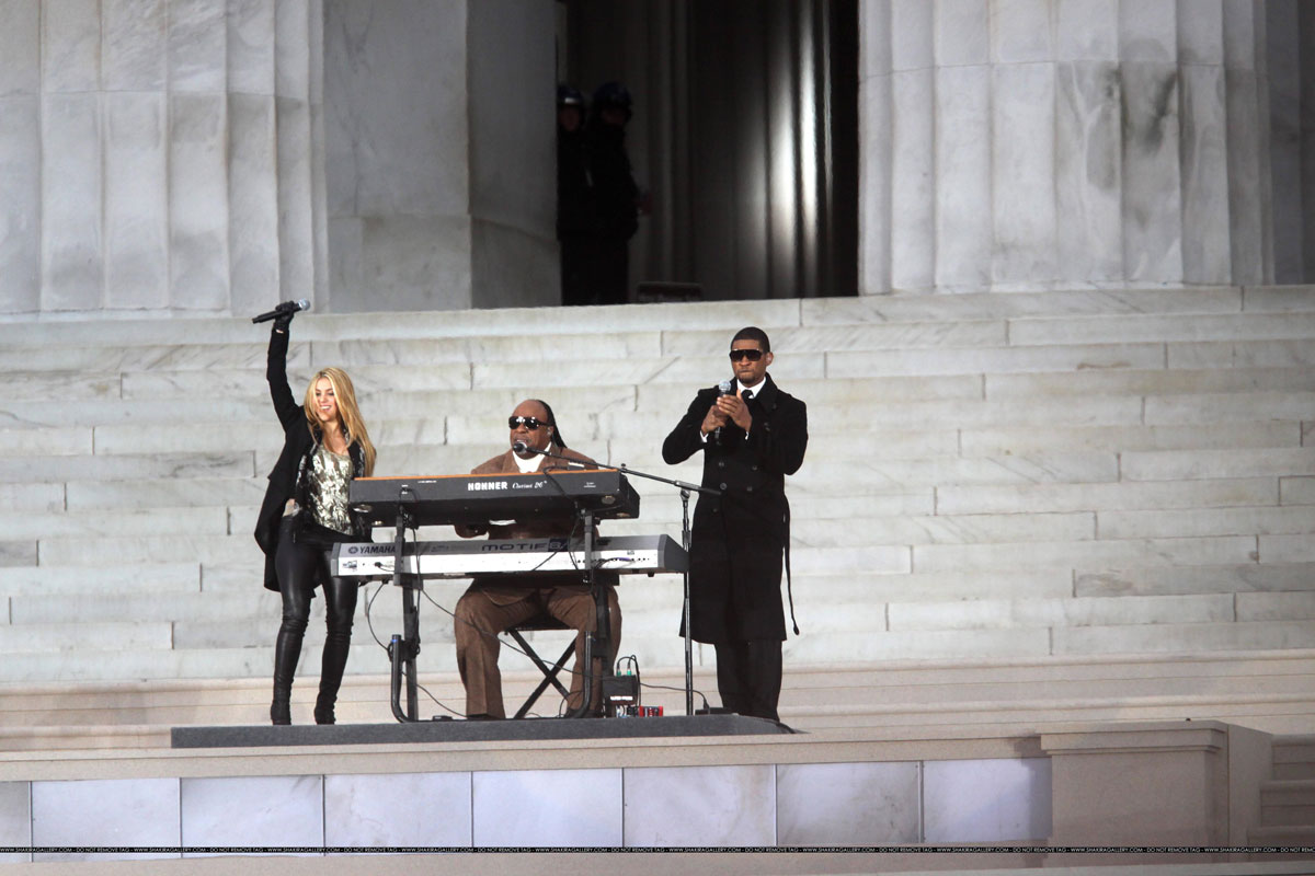 Shakira performs at We are One: The Obama Inaugural Celebration