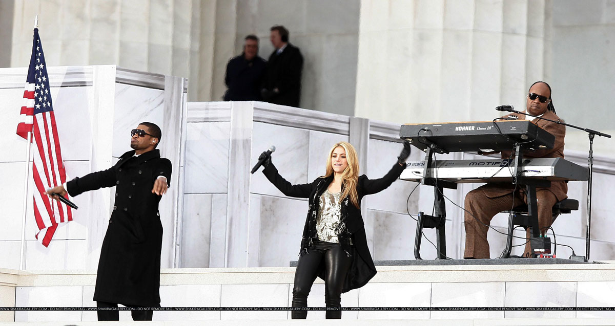 Shakira performs at We are One: The Obama Inaugural Celebration