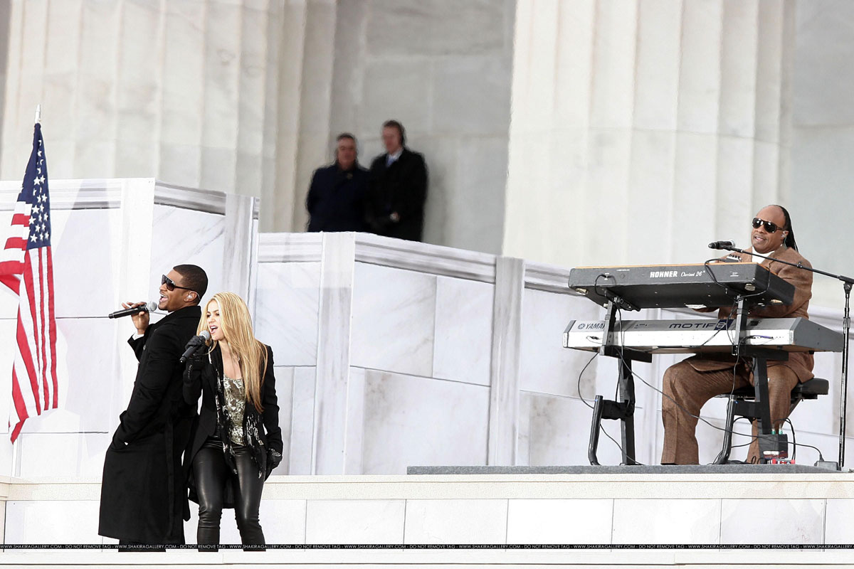 Shakira performs at We are One: The Obama Inaugural Celebration