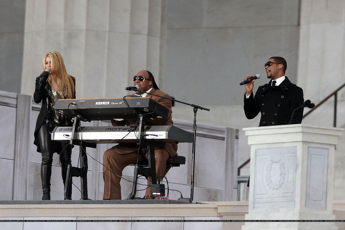 Shakira performs at We are One: The Obama Inaugural Celebration