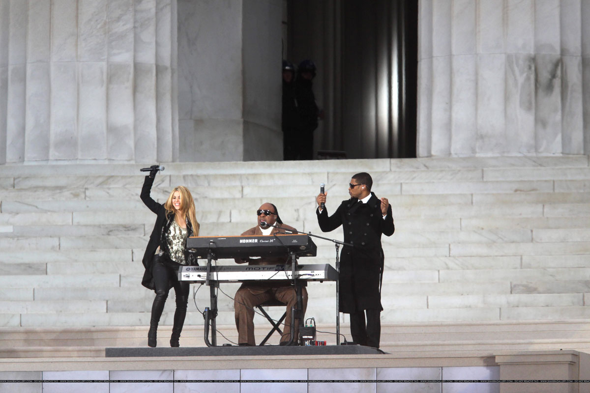 Shakira performs at We are One: The Obama Inaugural Celebration