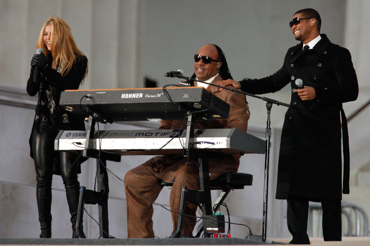 Shakira performs at We are One: The Obama Inaugural Celebration