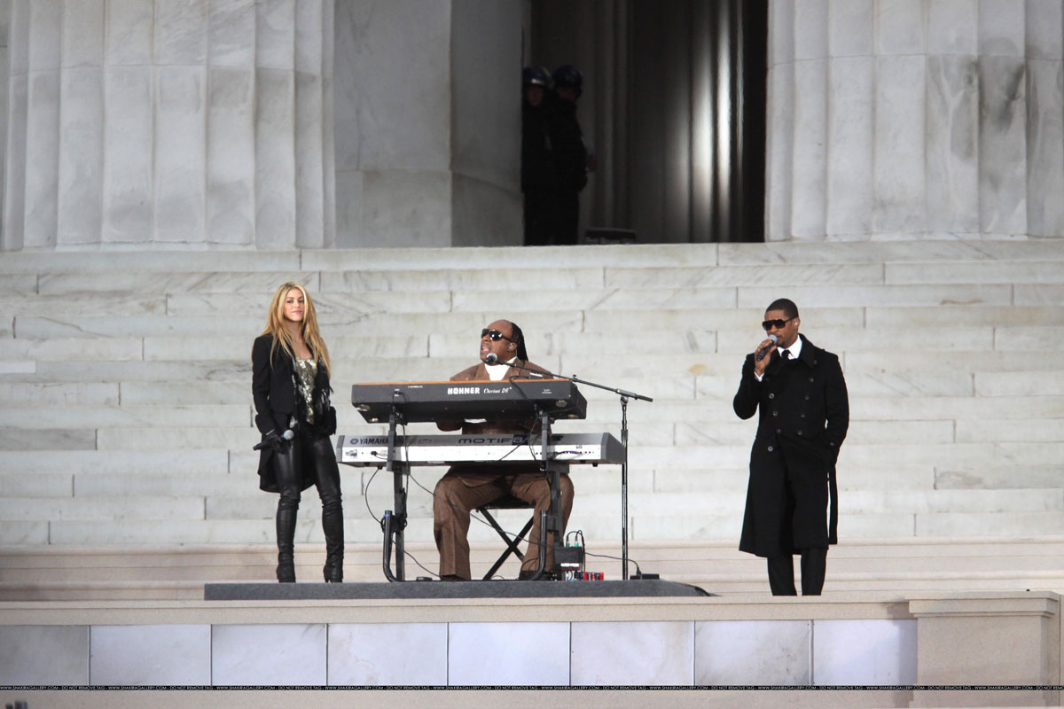 Shakira performs at We are One: The Obama Inaugural Celebration