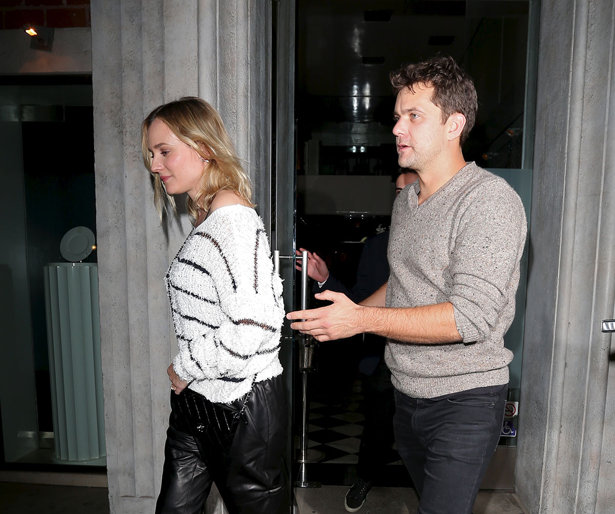 Diane Kruger dinner at Mr Chow restaurant