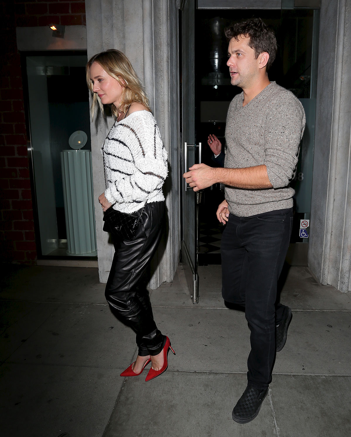 Diane Kruger dinner at Mr Chow restaurant